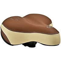 Büchel Radversender. de sillín- Big Cappuccino con Gel- con goznes- con zweifarbiger Sillín Techo (Beige) Color Marrón y…